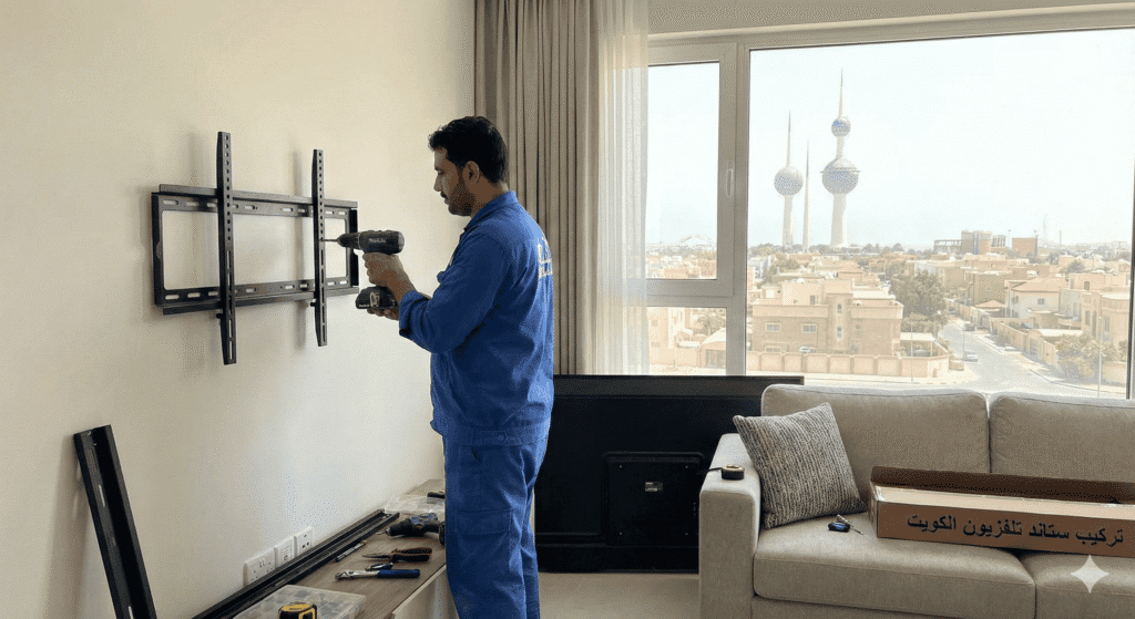 تركيب ستاندات تلفزيون الكويت