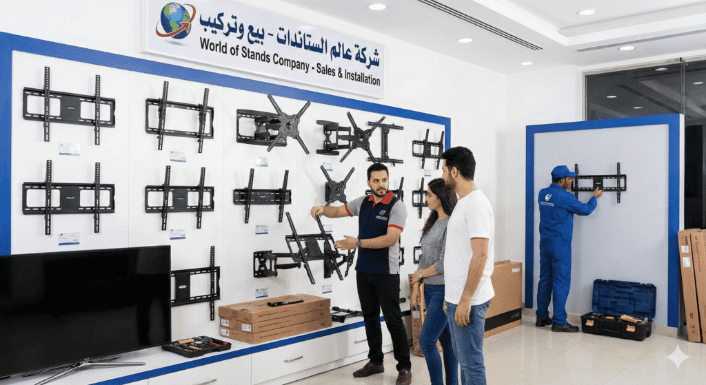 شركة بيع وتركيب ستاندات التلفزيون