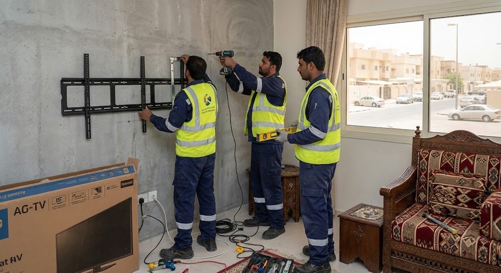 تركيب ستاندات تلفزيون خيطان الكويت