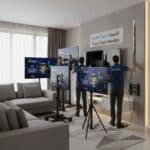 فني تركيب ستاند تلفزيون متحرك وثابت | أرخص الأسعار وخدمة فورية